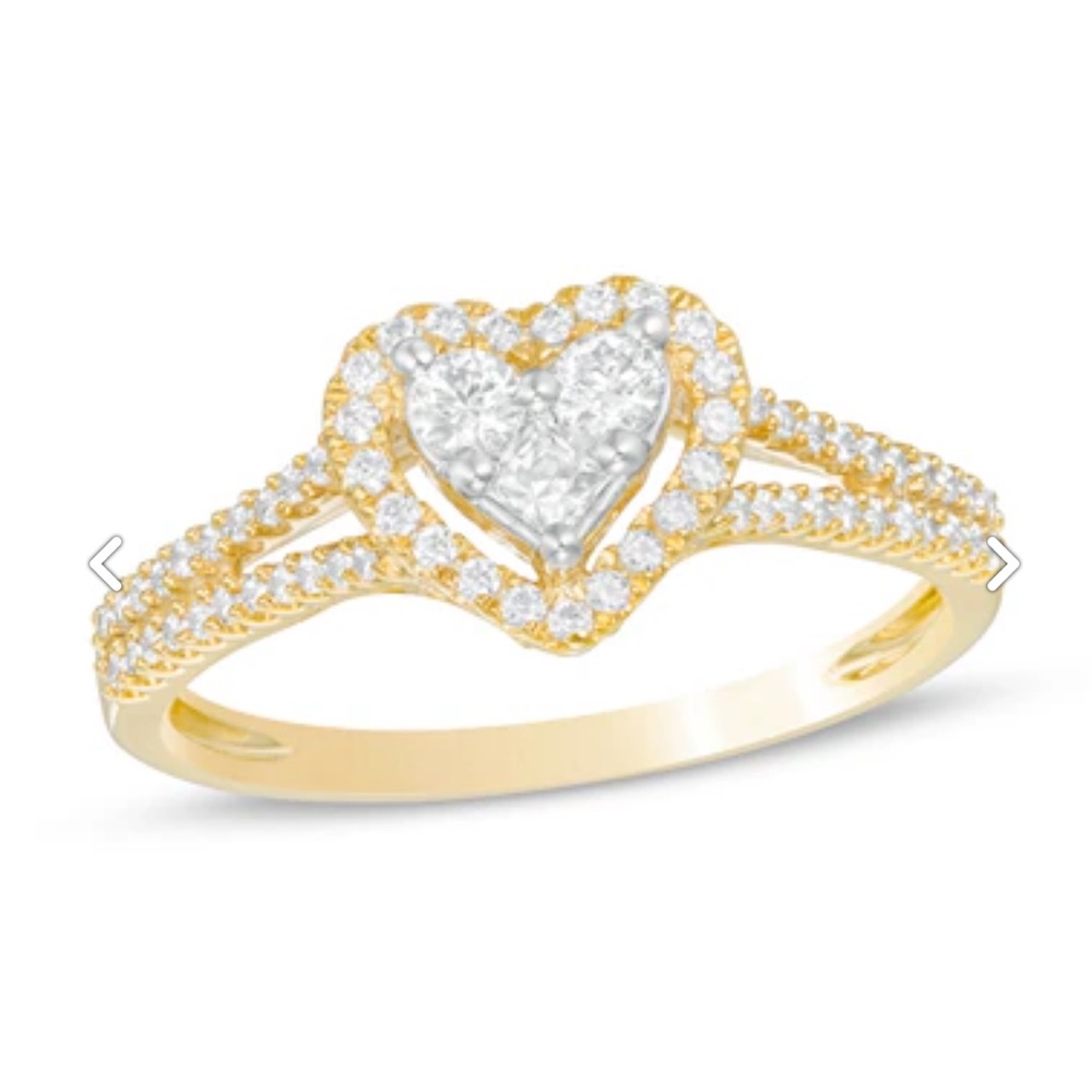 10k Heart Ring 💍